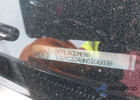 2022 Chevrolet Corvette Stingray Rwd 3Lt z USA, uszkodzony, nr VIN 1G1YC3D48N5106899